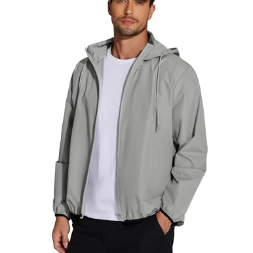Men's Packable Rain Jacket Lightweight Waterproof… - image 3